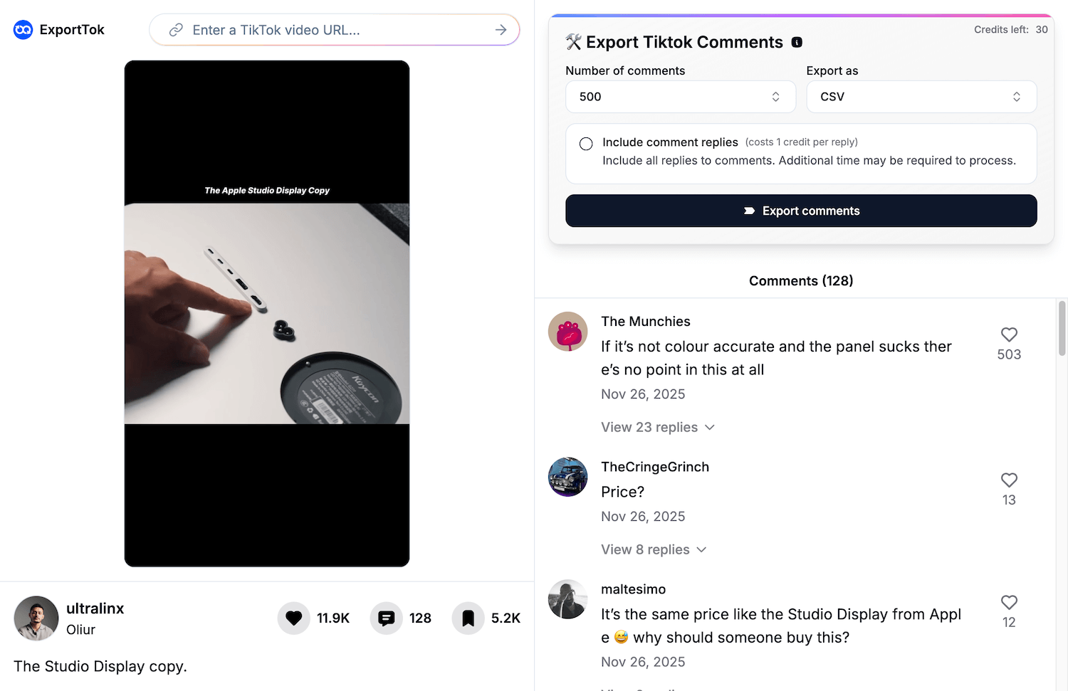 A screenshot of how to watch TikTok videos in your browser